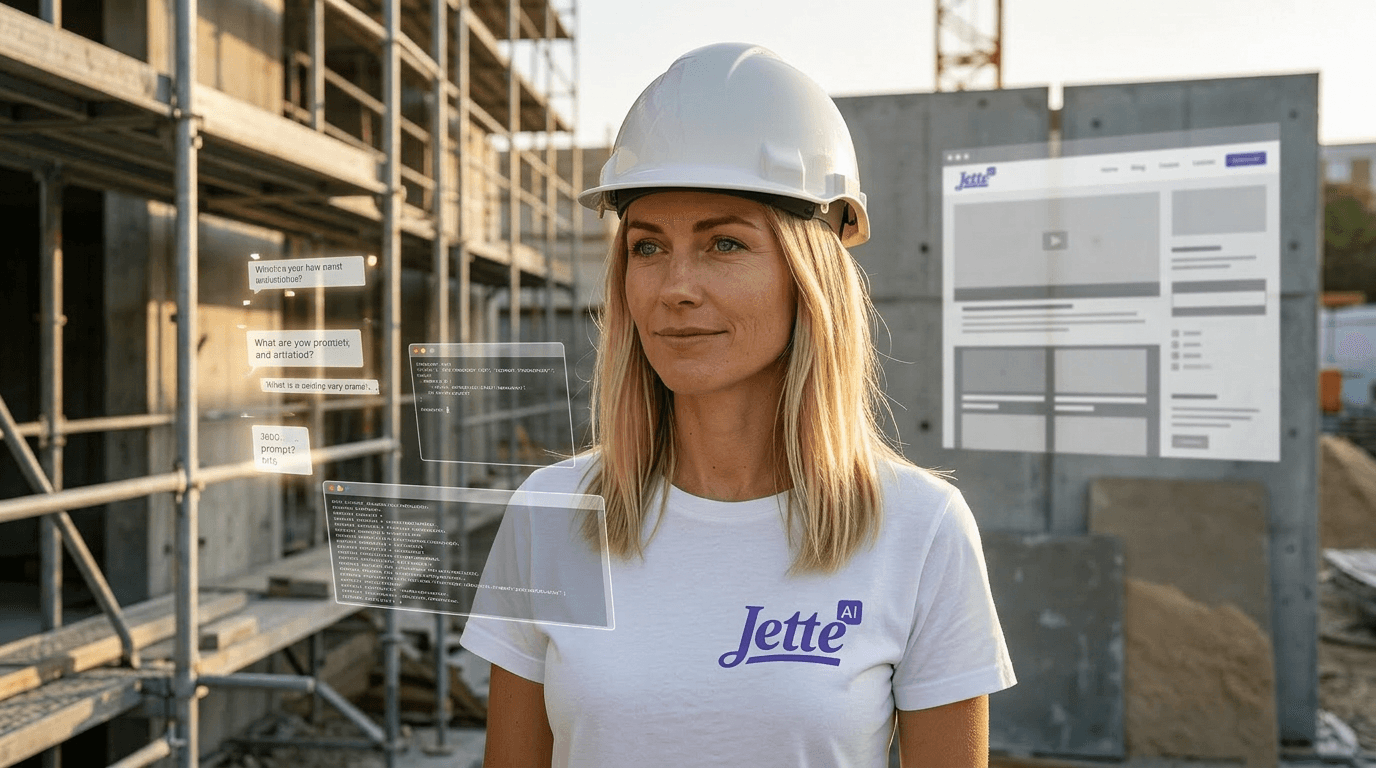 AI Hero Image: Hello World: I showed up with a prompt and a hard hat
